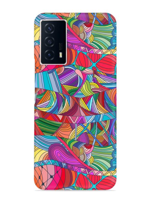 Seamless Patterns Hand Drawn Snap Case for Iqoo Z5 (5G) Zapvi