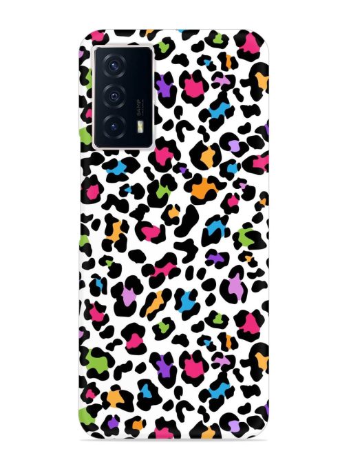 Seamless Leopard Pattern Snap Case for Iqoo Z5 (5G)