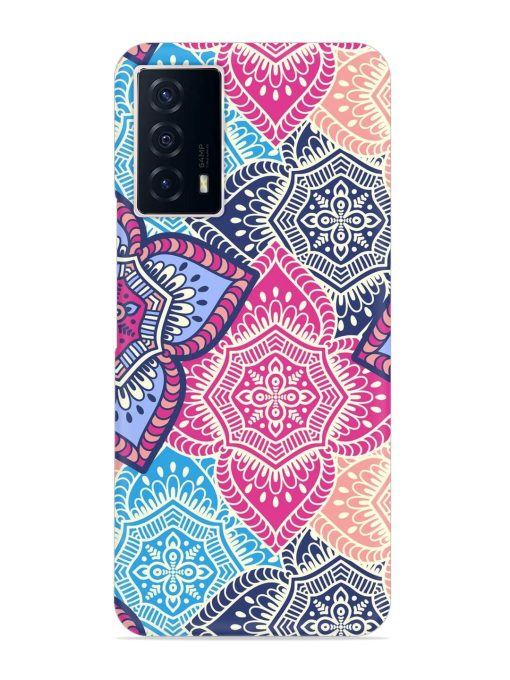 Ethnic Floral Seamless Snap Case for Iqoo Z5 (5G) Zapvi