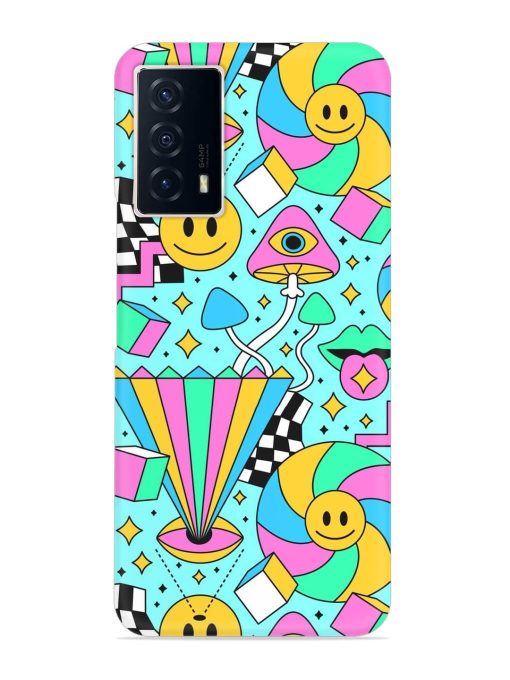 Trippy Rainbow 60S Snap Case for Iqoo Z5 (5G)