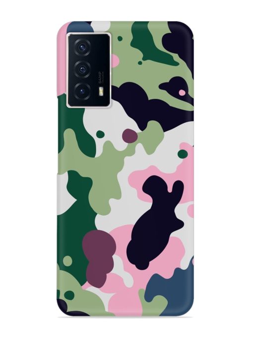 Seamless Funky Camouflage Snap Case for Iqoo Z5 (5G) Zapvi