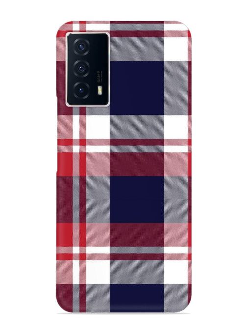 Classic Plaid Tartan Snap Case for Iqoo Z5 (5G)