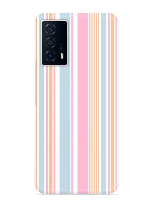 Stripe Seamless Pattern Snap Case for Iqoo Z5 (5G) Zapvi