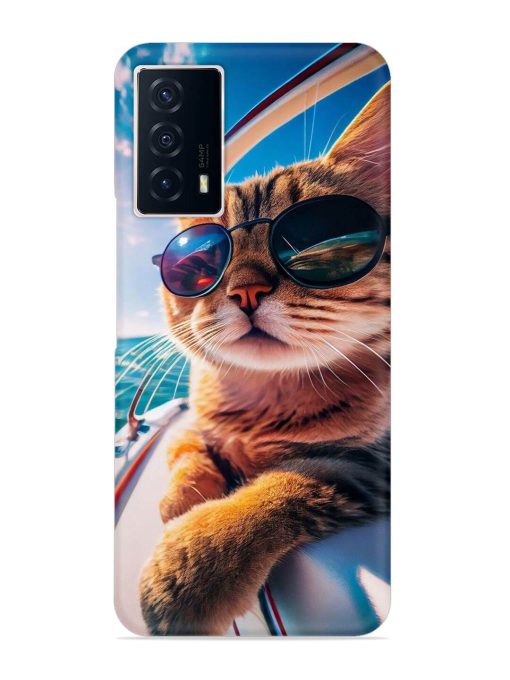 Cat In Style Snap Case for Iqoo Z5 (5G) Zapvi