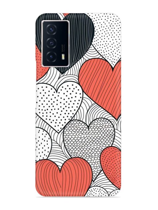 Girly Heart Seamless Snap Case for Iqoo Z5 (5G)