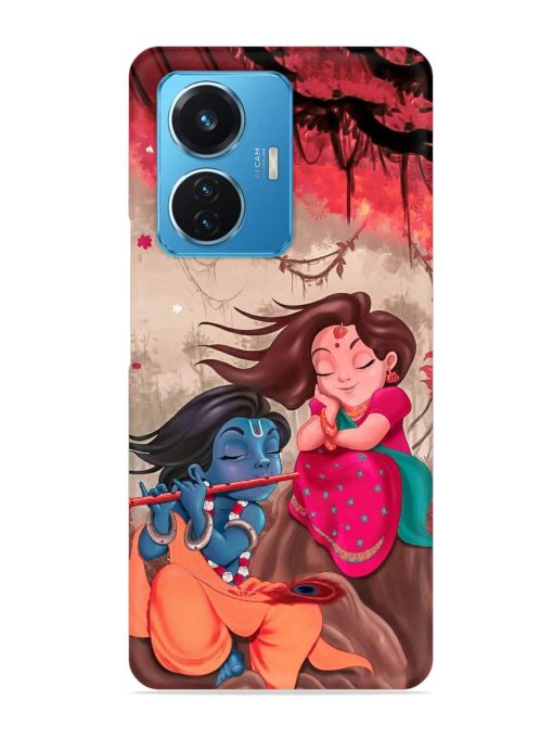 Radhe Krishna Water Art Snap Case for Iqoo Z6 (44W) Zapvi