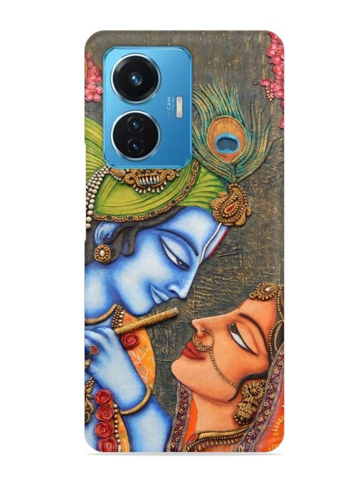 Lord Radha Krishna Flute Art Snap Case for Iqoo Z6 (44W) Zapvi