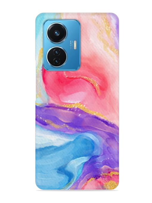 Watercolor Gradient Snap Case for Iqoo Z6 (44W) Zapvi