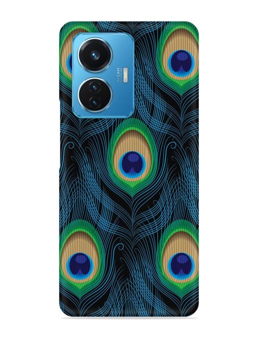 Seamless Pattern Peacock Snap Case for Iqoo Z6 (44W) Zapvi