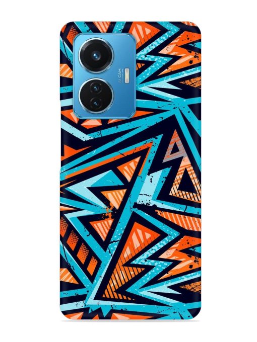 Abstract Seamless Grunge Snap Case for Iqoo Z6 (44W) Zapvi