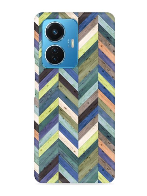 Chevron Random Color Snap Case for Iqoo Z6 (44W) Zapvi