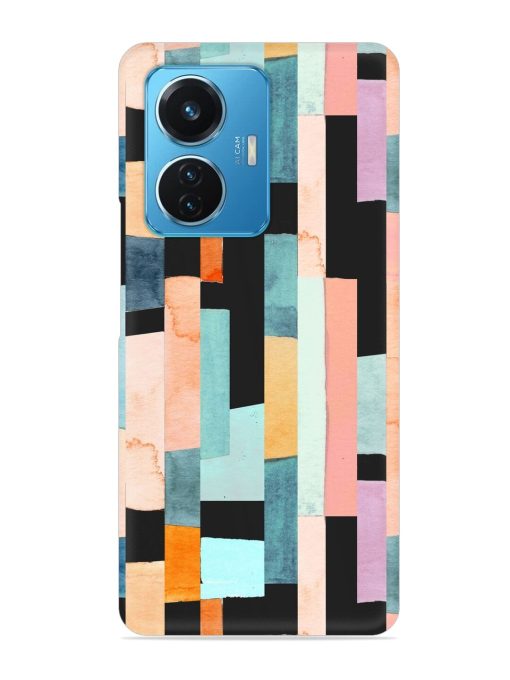 Geometric Seamless Pattern Snap Case for Iqoo Z6 (44W) Zapvi