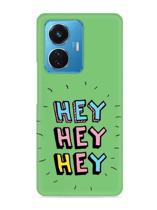 Hey Vector Cartoon Snap Case for Iqoo Z6 (44W)