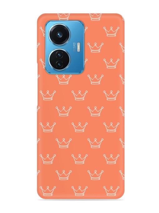 Hand Drawn Crown Snap Case for Iqoo Z6 (44W)