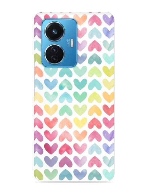 Seamless Colorful Watercolor Snap Case for Iqoo Z6 (44W) Zapvi