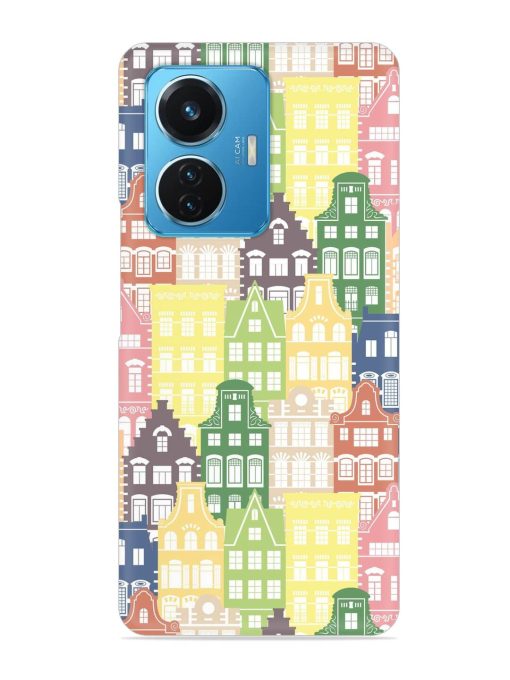 Seamless Shapes Pattern Snap Case for Iqoo Z6 (44W) Zapvi