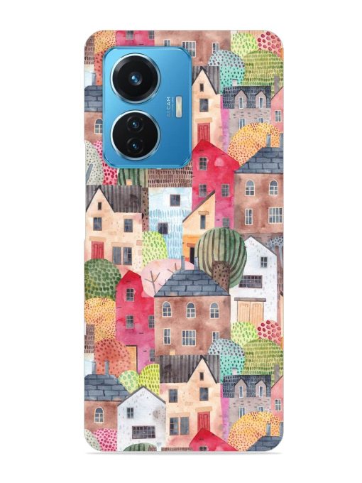 Abstract Seamless Pattern Snap Case for Iqoo Z6 (44W)