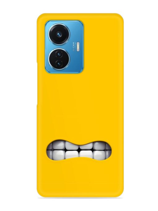 Mouth Character On Snap Case for Iqoo Z6 (44W) Zapvi