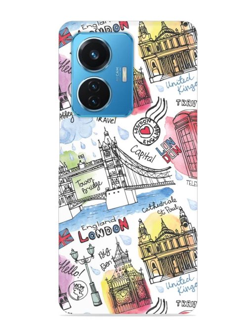 Vector London Landmark Snap Case for Iqoo Z6 (44W)