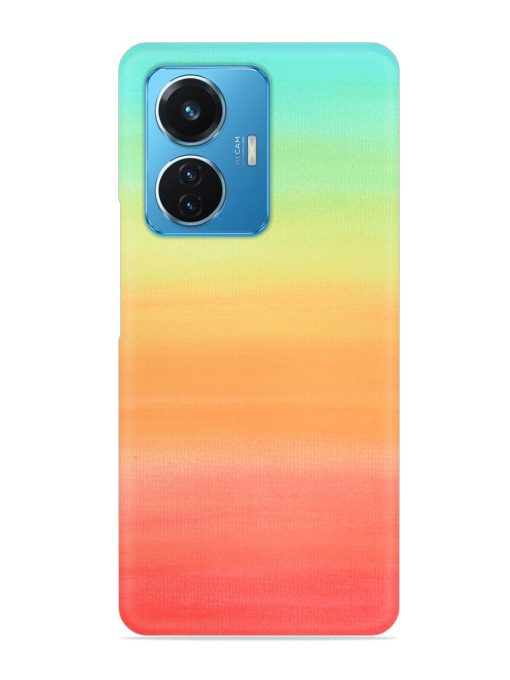 Background Sky Watercolor Snap Case for Iqoo Z6 (44W) Zapvi