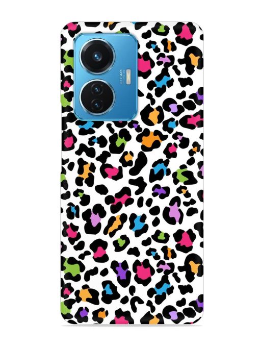 Seamless Leopard Pattern Snap Case for Iqoo Z6 (44W) Zapvi