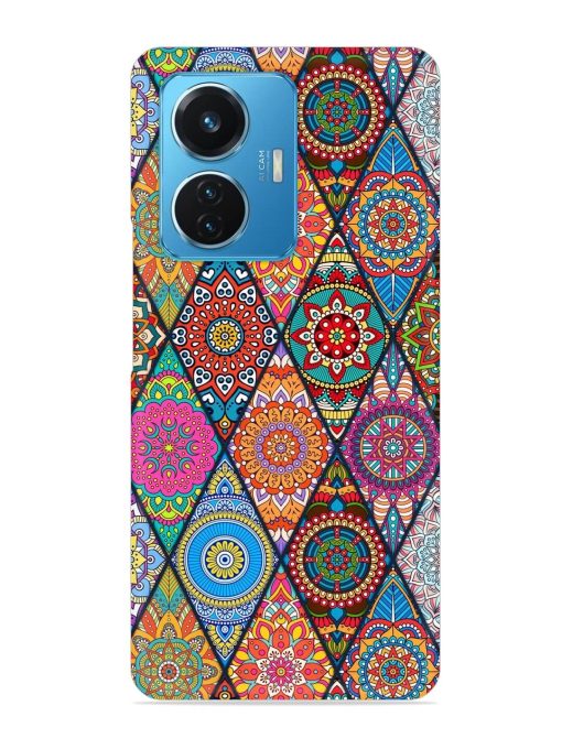 Seamless Tile Pattern Snap Case for Iqoo Z6 (44W) Zapvi