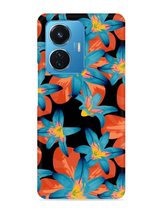 Philippine Flowers Seamless Snap Case for Iqoo Z6 (44W) Zapvi