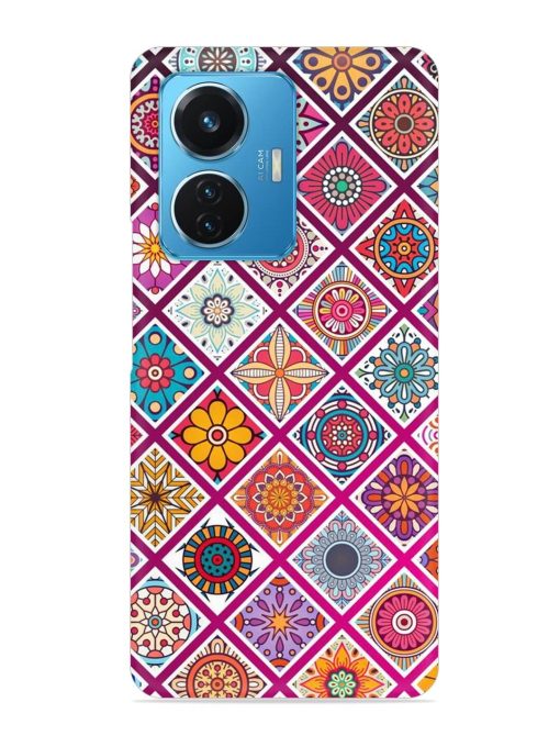 Seamless Tile Pattern Snap Case for Iqoo Z6 (44W) Zapvi