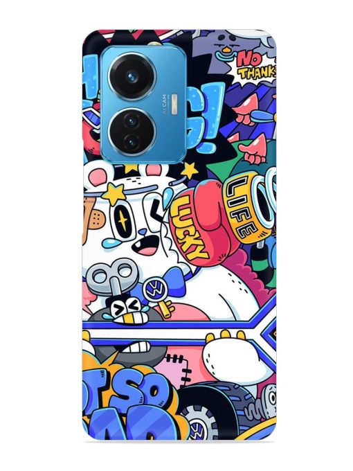 Universal Doodle Snap Case for Iqoo Z6 (44W)