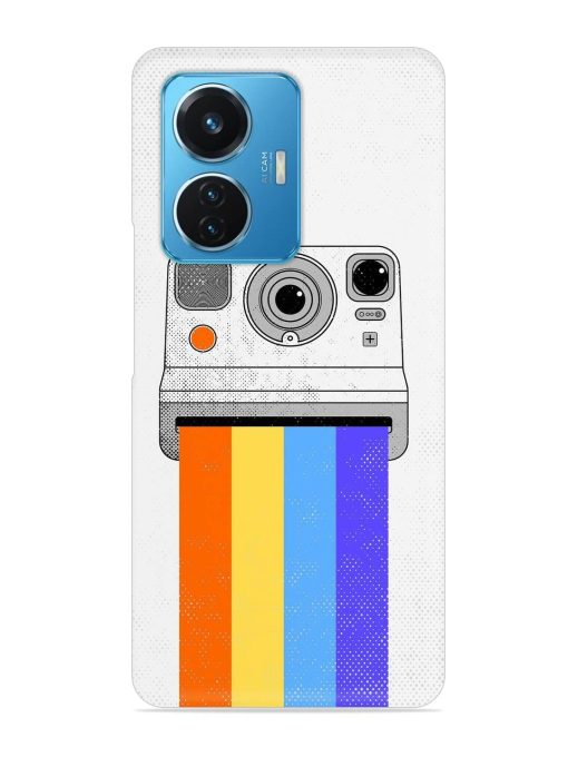 Retro Camera Art Snap Case for Iqoo Z6 (44W) Zapvi