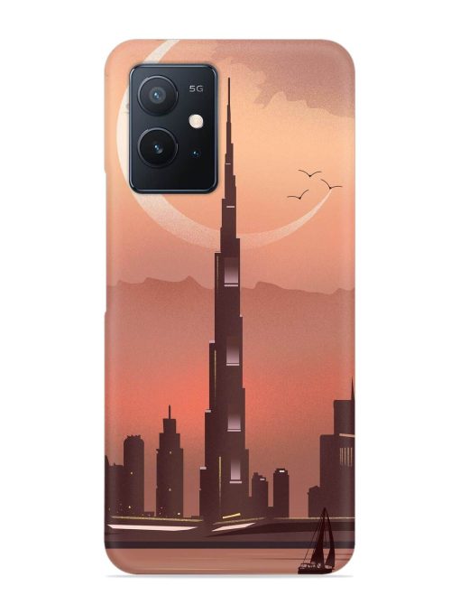 Landmark Burj Khalifa Snap Case for Iqoo Z6 (5G) Zapvi