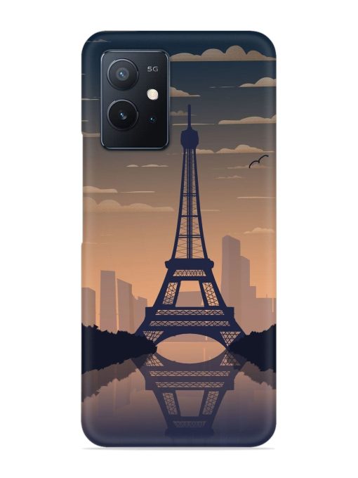 France Paris Eiffel Tower Gradient Snap Case for Iqoo Z6 (5G) Zapvi