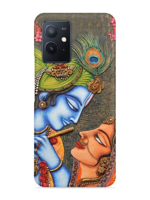 Lord Radha Krishna Flute Art Snap Case for Iqoo Z6 (5G) Zapvi