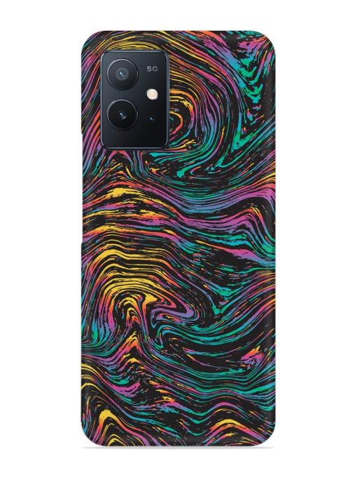 Abstract Liquid Colors Snap Case for Iqoo Z6 (5G) Zapvi