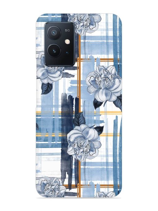 Watercolor Pattern Rose Snap Case for Iqoo Z6 (5G) Zapvi