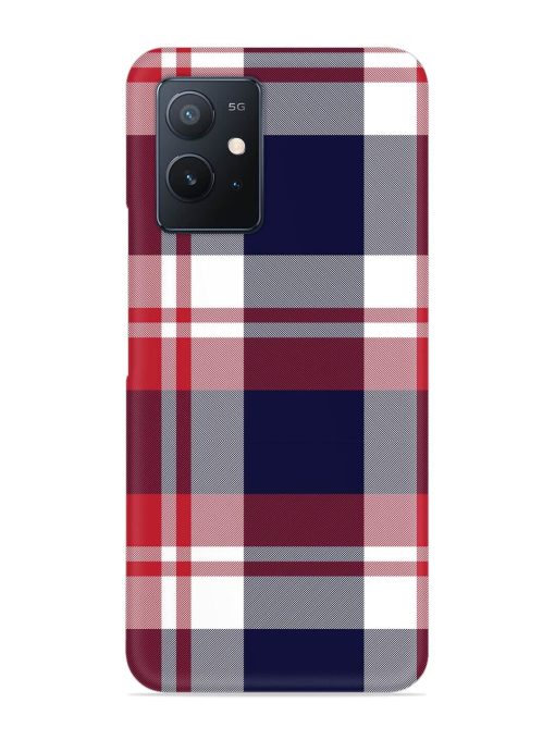 Classic Plaid Tartan Snap Case for Iqoo Z6 (5G) Zapvi