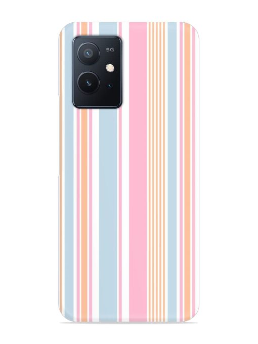 Stripe Seamless Pattern Snap Case for Iqoo Z6 (5G) Zapvi