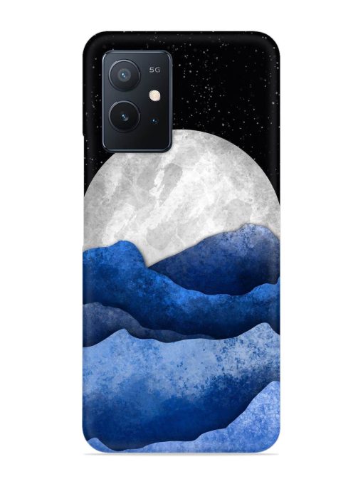 Full Moon Mountain Vector Snap Case for Iqoo Z6 (5G) Zapvi