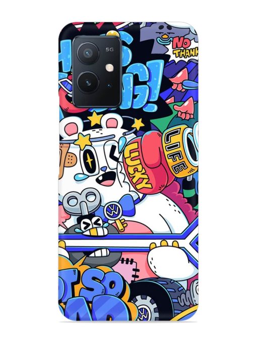 Universal Doodle Snap Case for Iqoo Z6 (5G) Zapvi