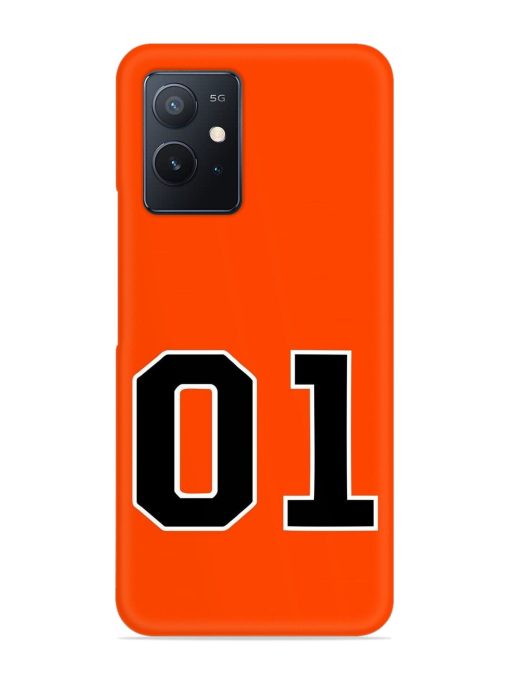 01 Number Snap Case for Iqoo Z6 (5G) Zapvi