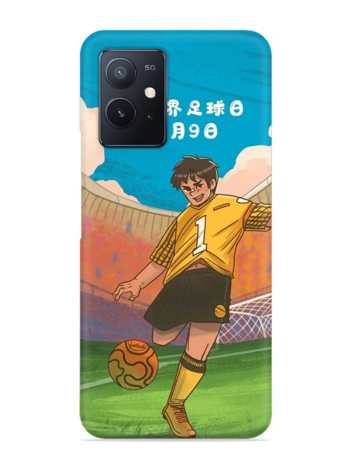 Soccer Kick Snap Case for Iqoo Z6 (5G) Zapvi