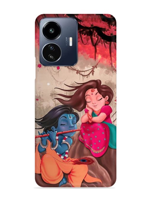 Radhe Krishna Water Art Snap Case for Iqoo Z6 Lite Zapvi