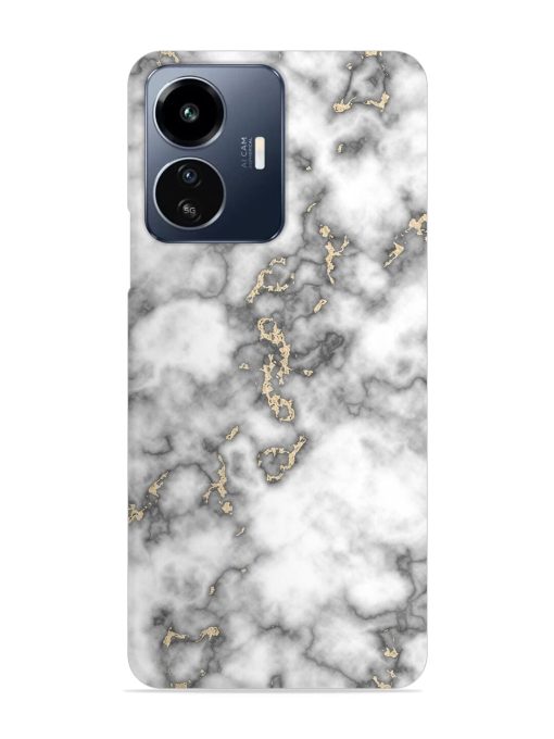 Gray And Gold Marble Snap Case for Iqoo Z6 Lite Zapvi