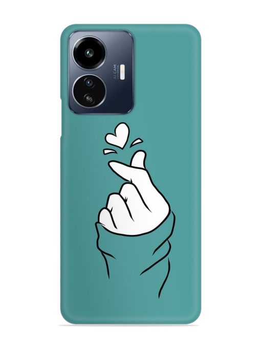 Korean Heart Sign Art Snap Case for Iqoo Z6 Lite