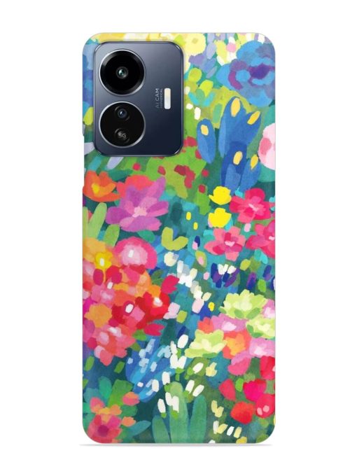 Watercolor Flower Art Snap Case for Iqoo Z6 Lite