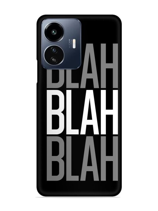 Blah Blah Blah Wallpaper Snap Case for Iqoo Z6 Lite