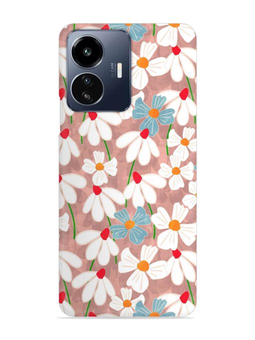 Abstract Petal Flowers Snap Case for Iqoo Z6 Lite