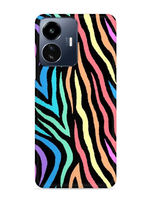 Colorful Abstract Zebra Snap Case for Iqoo Z6 Lite