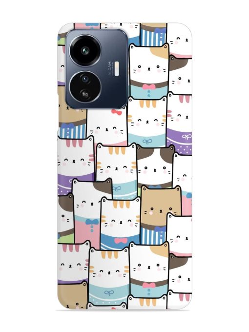 Cute Adorable Cat Snap Case for Iqoo Z6 Lite