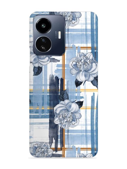 Watercolor Pattern Rose Snap Case for Iqoo Z6 Lite